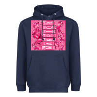 Navy warrior breast cancer Heavyweight Hoodie - RanaPortraitStore