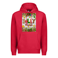 Cardinal Christmas Jolly Nurse Premium Hoodie - Artiststas