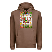 Chestnut Christmas Jolly Nurse Premium Hoodie - Artiststas
