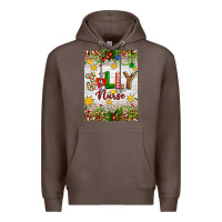 Coffee Christmas Jolly Nurse Premium Hoodie - Artiststas