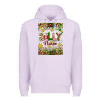 Lilac Christmas Jolly Nurse Premium Hoodie - Artiststas