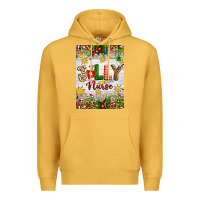 Mustard Christmas Jolly Nurse Premium Hoodie - Artiststas