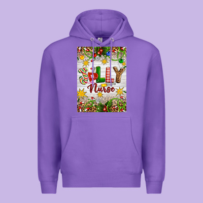 Christmas Jolly Nurse Premium Hoodie Designed By Artiststas