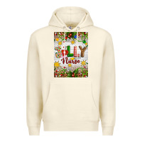 Sandshell Christmas Jolly Nurse Premium Hoodie - Artiststas