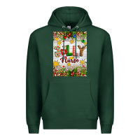 Sports Green Christmas Jolly Nurse Premium Hoodie - Artiststas