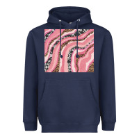 Navy valentines day watercolor Heavyweight Hoodie - RanaPortraitStore