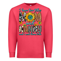 Cardinal i have two titles mom and nanny and i rock them bo Premium Sweatshirt - Zillion Design Studio
