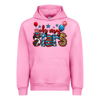 Fuchsia Pink oh my stars 4th of july Urban Hoodie - Jasminsmagicworld