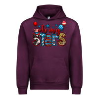 Mauve Wine oh my stars 4th of july Urban Hoodie - Jasminsmagicworld