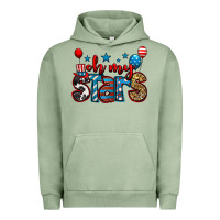 Pigment Oil Green oh my stars 4th of july Urban Hoodie - Jasminsmagicworld