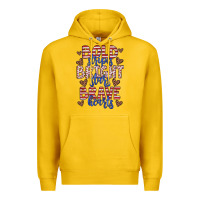 Lemon bold stripes bright stars brave hearts Premium Hoodie - JahusDesignShop