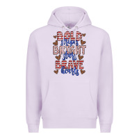 Bold Stripes Bright Stars Brave Hearts Premium Hoodie | Teevron