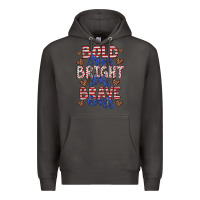 Smoke bold stripes bright stars brave hearts Premium Hoodie - JahusDesignShop