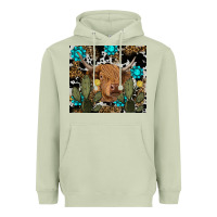 Matcha western cow Heavyweight Hoodie - RanaPortraitStore