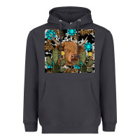 Smoke western cow Heavyweight Hoodie - RanaPortraitStore