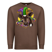 Chestnut mardi gras baby cow Premium Sweatshirt - RanaPortraitStore