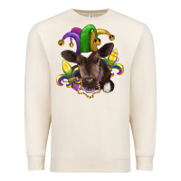 Sandshell mardi gras baby cow Premium Sweatshirt - RanaPortraitStore