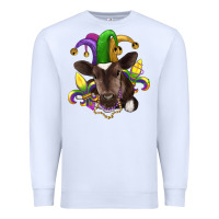 Mardi Gras Baby Cow Premium Sweatshirt | Teevron