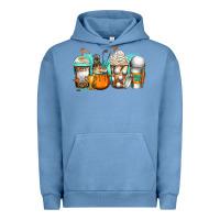 Pigment Pebble Blue golf coffee cups Urban Hoodie - Jasminsmagicworld