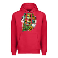 Cardinal Rhode island State aMp Premium Hoodie - RanaPortraitStore
