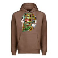 Chestnut Rhode island State aMp Premium Hoodie - RanaPortraitStore