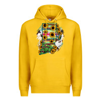 Lemon Rhode island State aMp Premium Hoodie - RanaPortraitStore