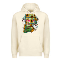 Sandshell Rhode island State aMp Premium Hoodie - RanaPortraitStore