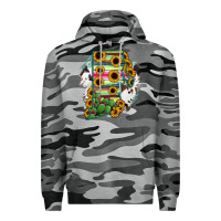 Slate Camo Rhode island State aMp Premium Hoodie - RanaPortraitStore