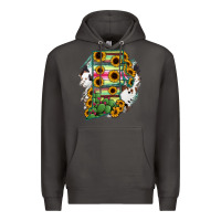 Smoke Rhode island State aMp Premium Hoodie - RanaPortraitStore