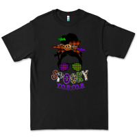 Black spooky mama Premium Tee - SublimationCraftShop