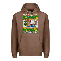 Chestnut Christmas jolly teacher Premium Hoodie - Artiststas