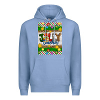 Colony Blue Christmas jolly teacher Premium Hoodie - Artiststas