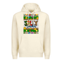 Sandshell Christmas jolly teacher Premium Hoodie - Artiststas