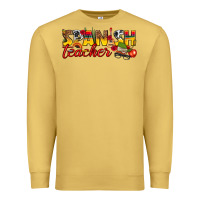 Antique Gold spanish teacher Premium Sweatshirt - texasbilliewilder