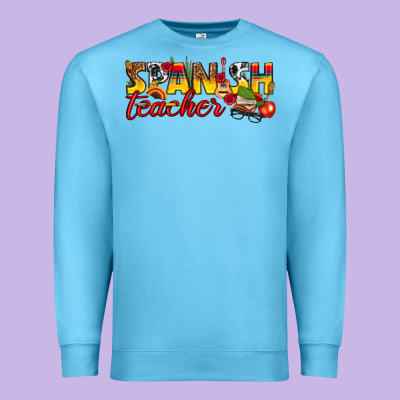 Spanish Teacher Premium Sweatshirt Designed By Texasbilliewilder