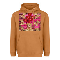 Meerkat valentines day teddy bear tumbler Heavyweight Hoodie - RanaPortraitStore