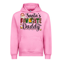 Fuchsia Pink santa's favorite daddy Urban Hoodie - AdoDesignShop