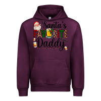 Mauve Wine santa's favorite daddy Urban Hoodie - AdoDesignShop