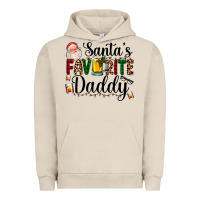 Pigment French Oak santa's favorite daddy Urban Hoodie - AdoDesignShop