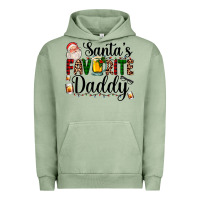 Pigment Oil Green santa's favorite daddy Urban Hoodie - AdoDesignShop