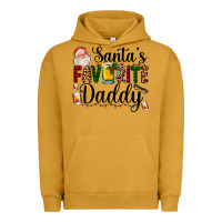 Pigment Peanut Butter santa's favorite daddy Urban Hoodie - AdoDesignShop
