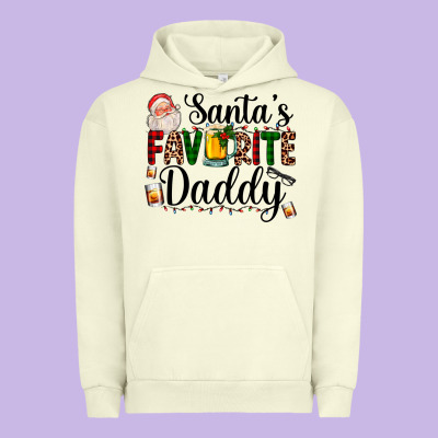 Santa's Favorite Daddy Urban Hoodie Designed By Adodesignshop