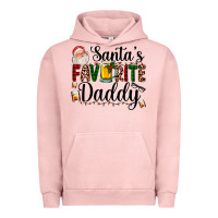 Pigment Salmon santa's favorite daddy Urban Hoodie - AdoDesignShop