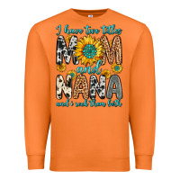 Carrot i have two titles mom and nana and i rock them bot Premium Sweatshirt - Zillion Design Studio