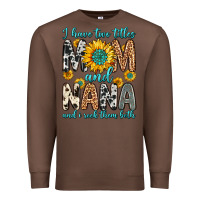 Chestnut i have two titles mom and nana and i rock them bot Premium Sweatshirt - Zillion Design Studio