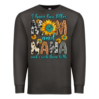 Smoke i have two titles mom and nana and i rock them bot Premium Sweatshirt - Zillion Design Studio