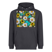 Smoke western daisy and sunflower Heavyweight Hoodie - RanaPortraitStore