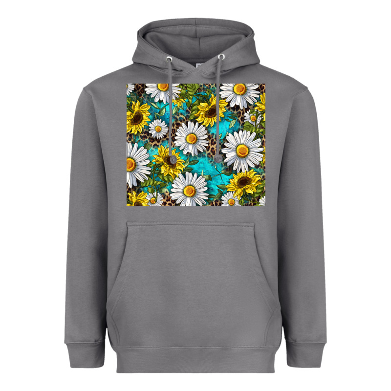 Western Daisy And Sunflower Heavyweight Hoodie by RanaPortraitStore | Teevron