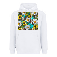 White western daisy and sunflower Heavyweight Hoodie - RanaPortraitStore