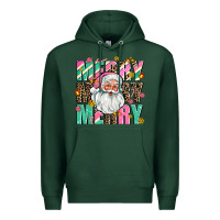 Sports Green merry merry merry Premium Hoodie - AdoDesignShop